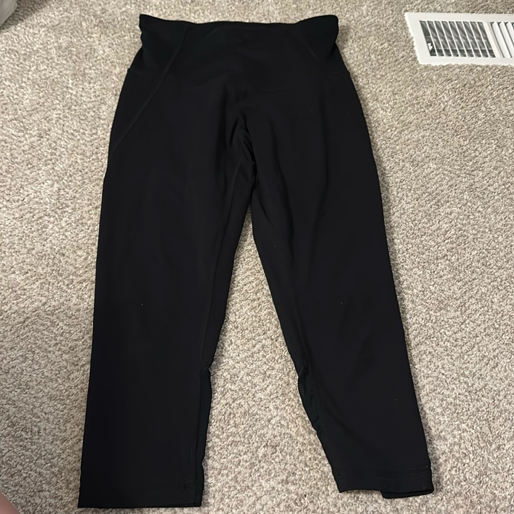 Zella Black Leggings with Mesh Small